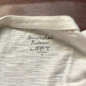 LOFT Tops - Two LOFT sun washed bateau tops LOFT Tops - Two LOFT sun washed bateau tops